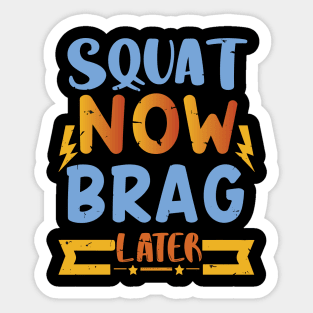 Squat, Squats and Squat Your Way into Fitness This New Year! Sticker